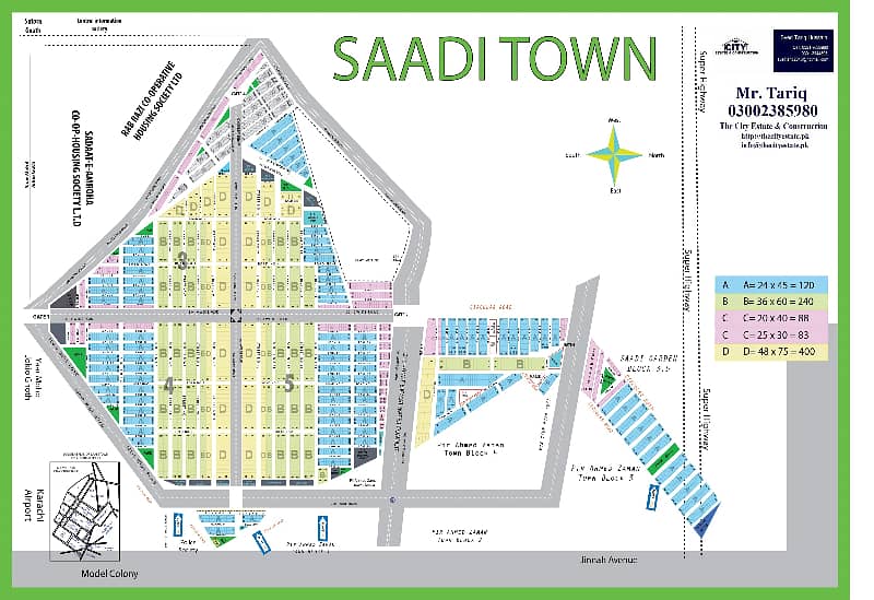 120, 240, 400 Sq Yd Plots Sell Purchase in Saadi Town And Saadi Garden Scheme 33 3