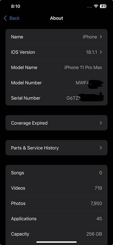 iPhone 11 Pro Max 256GB 10