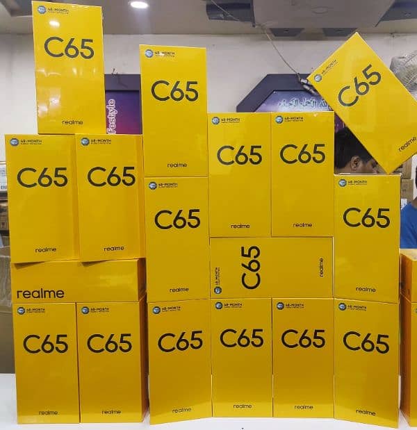 GRAND DEAL REALME C65 8GB/256GB BOX PACK 1 YR WARRANTY PTA APPROVED 2