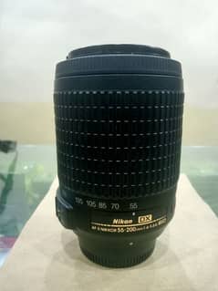 Nikon lense DX 55. . . . 200mm VR