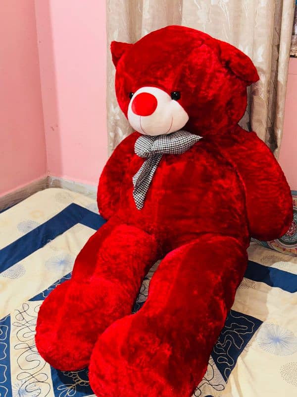 teddy bear/6.5 inch red color 5