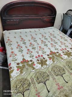 Double Bed with side Tables  and Devider