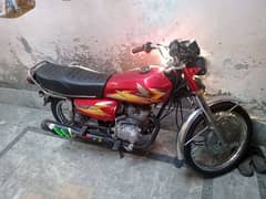 Honda cg 125 fit bike all Punjab number 20/21model ha