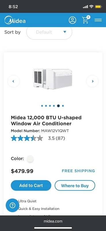 Midea 1 Ton DC Inverter WIFI (1.5Amp - 2.5Amp) Par Chalta Hai 1