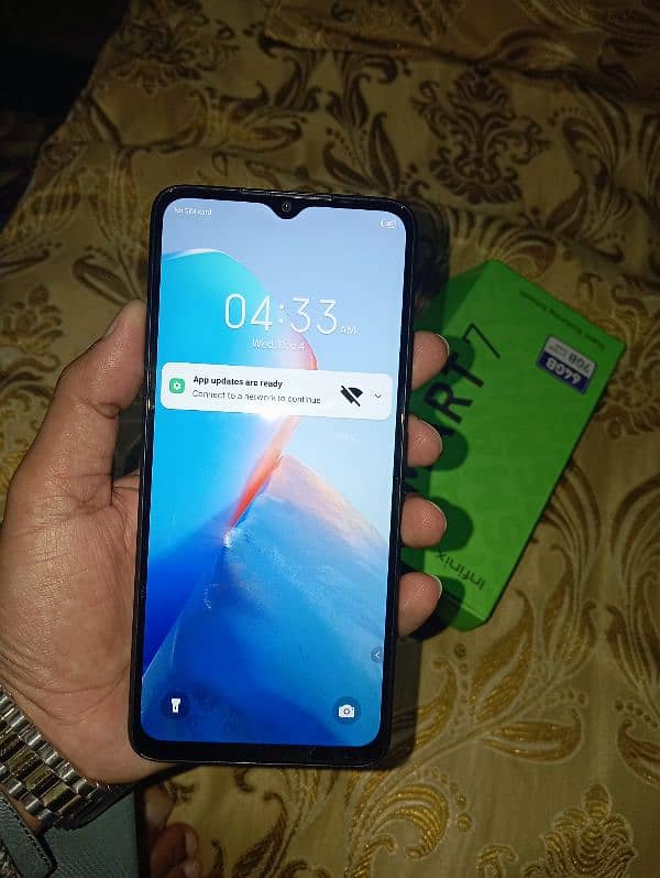 infinix smart 7  4+3gb ram 64gb memory 4