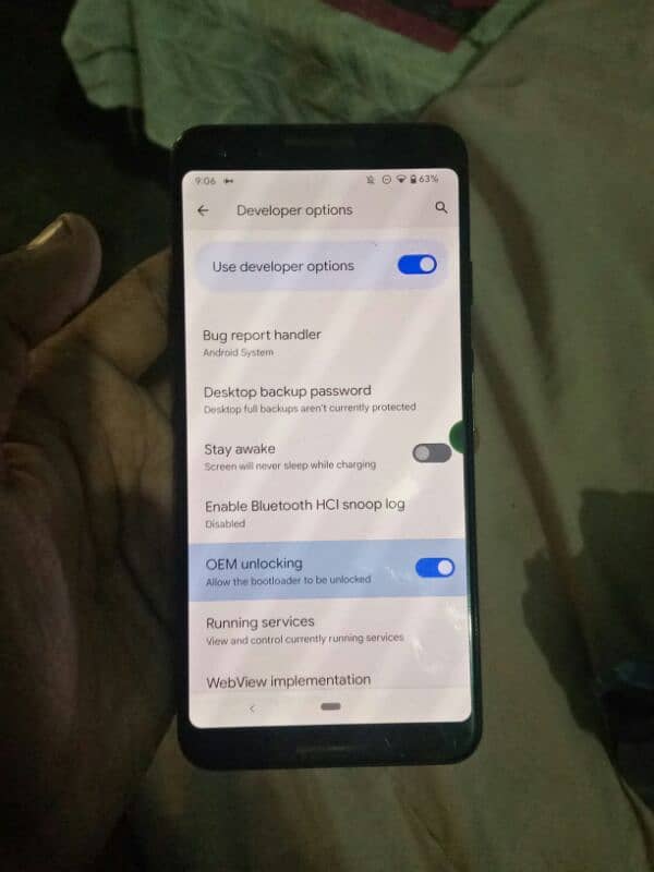 Google pixel 3 128 GB OEM unlock 1