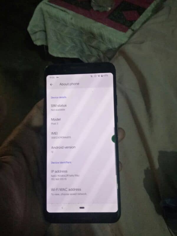 Google pixel 3 128 GB OEM unlock 2