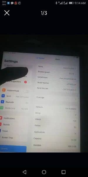 I pad 5th 32 gb pta approud 3