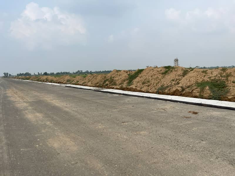 On 75ft Road With Dues Clear 10 Marla Plot For Sale In P Block Jinnah Sector LDA City Lahore 1