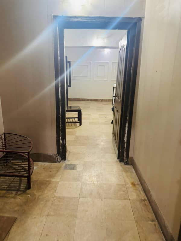 Flat For Rent In Main Market Gulberg Al Ghani Building, 2 Rooms , Kitchen Washroom 1