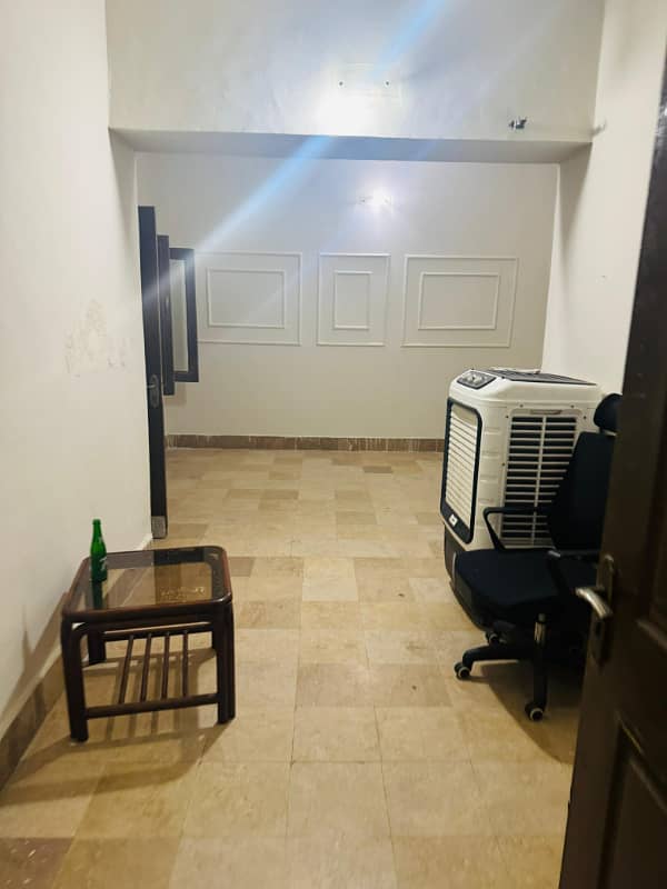 Flat For Rent In Main Market Gulberg Al Ghani Building, 2 Rooms , Kitchen Washroom 2