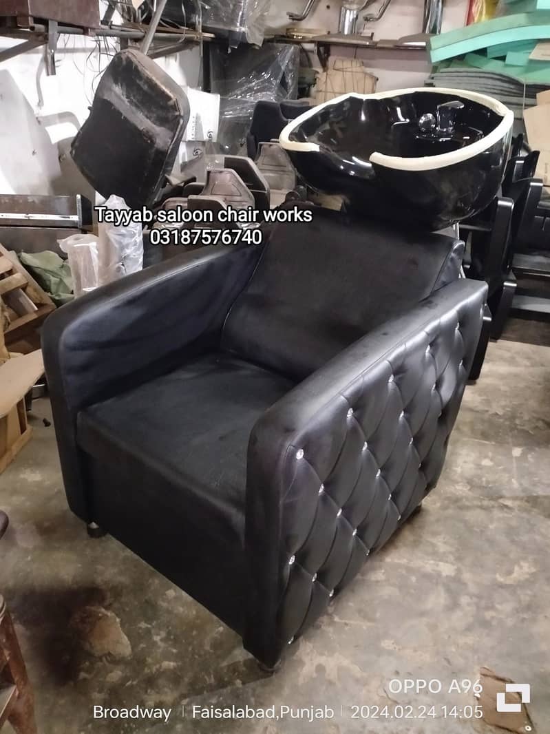 Saloon Chair/Parlour Chair/Shampoo Unit/Pedicure/Facial Bed/Trolley 15