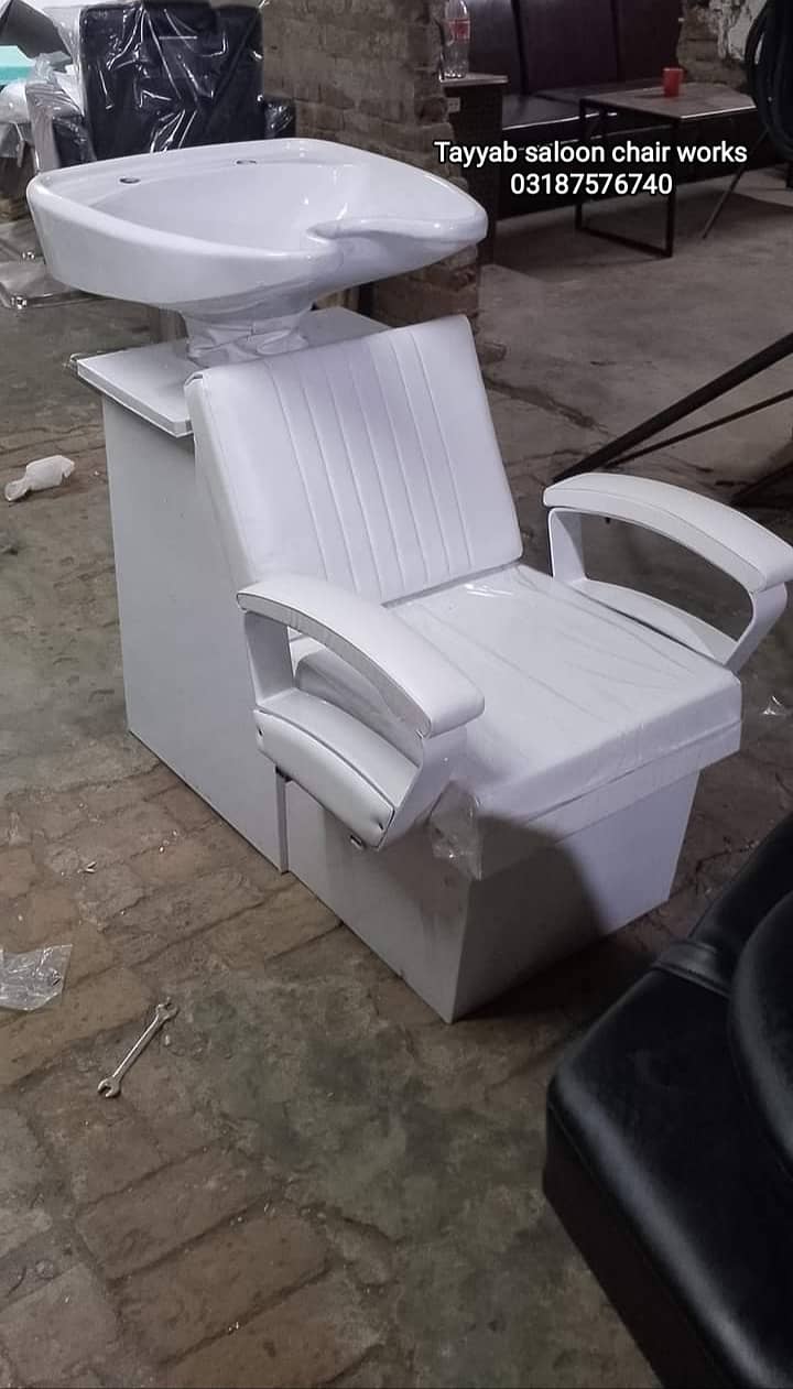 Saloon Chair/Parlour Chair/Shampoo Unit/Pedicure/Facial Bed/Trolley 16