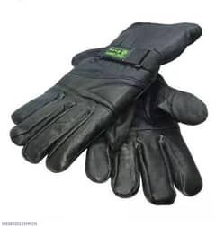 2 Pcs leather plain gloves