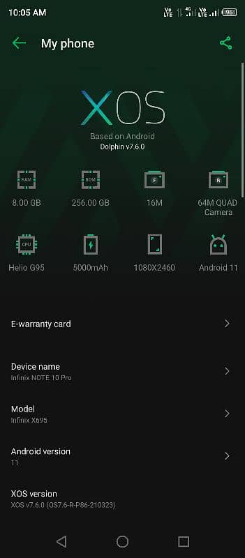 Infinix Note 10 Pro 8/256 Box Charger 5