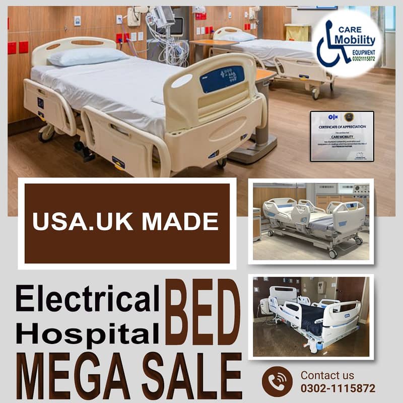 Hospital Beds/ Electric BED / ICU BED / Imorted Patient  bed for sale 0