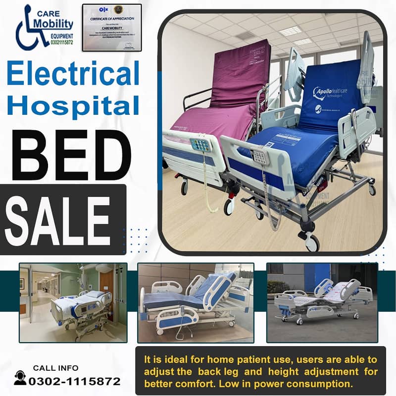 Hospital Beds/ Electric BED / ICU BED / Imorted Patient  bed for sale 1