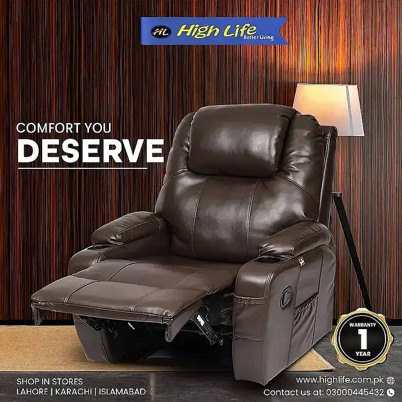 High Life deals in premium quality recliner sofa in Pakistan. High Li 2