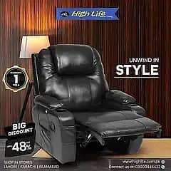 High Life deals in premium quality recliner sofa in Pakistan. High Li 8