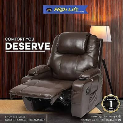HIGH LIFE|RECLINER SOFA| Pakistan’s Best Recliner Sofas|Massage Chair