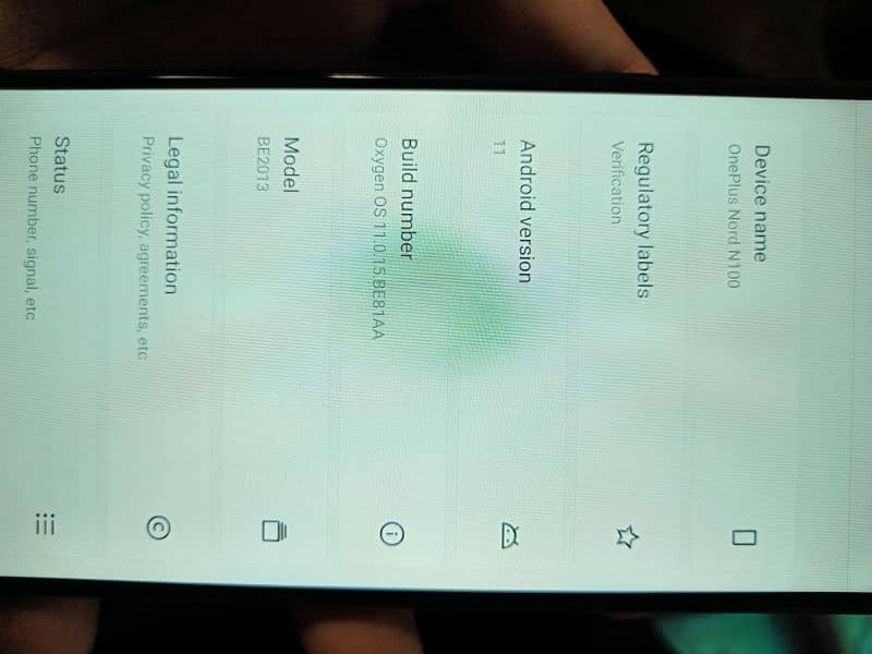 oneplus nord n 100 dual sim with box only one hand use 1