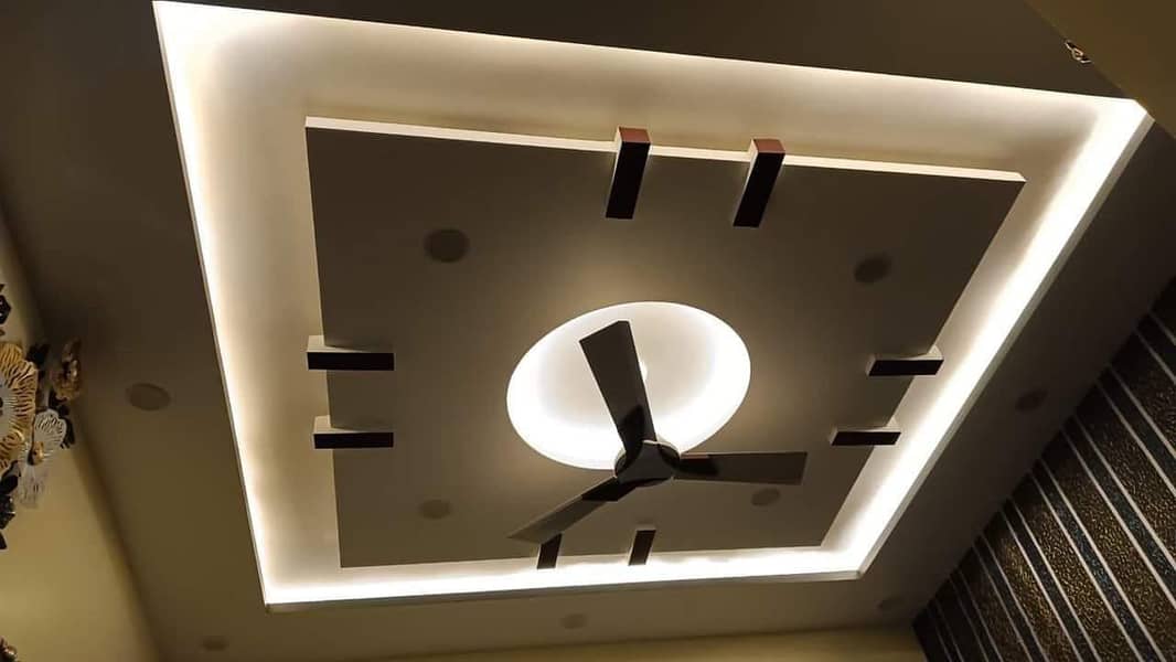 Plastic Paris Ceiling/ False Ceiling /pop Ceiling / All Ceiling work 10