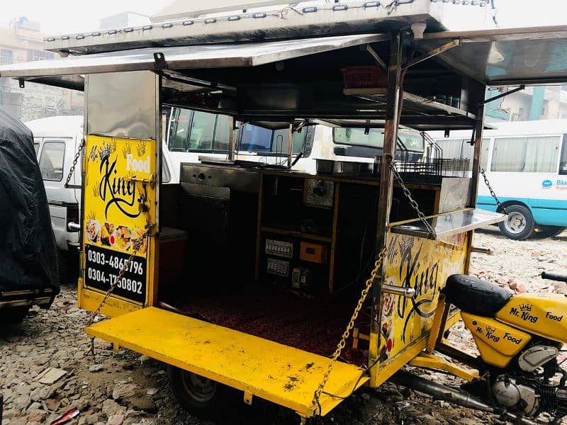 Food cart steel body me 8