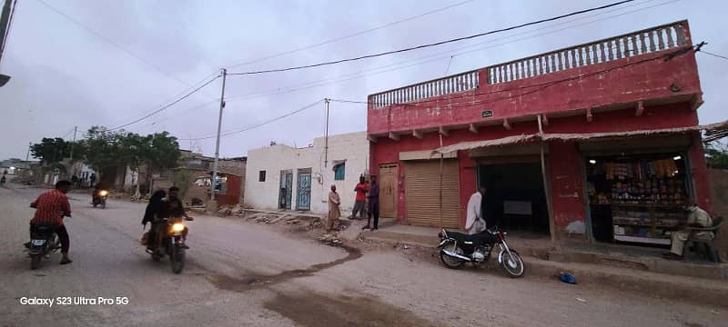 House with 3 Shops Available, On Main Road, 1