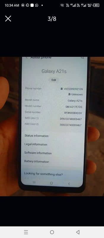 samsunge A21s 4+64 2