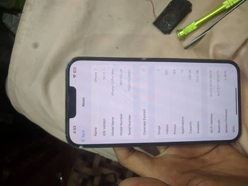 iphone 13 pro max 128 gb non pta but sim working 2