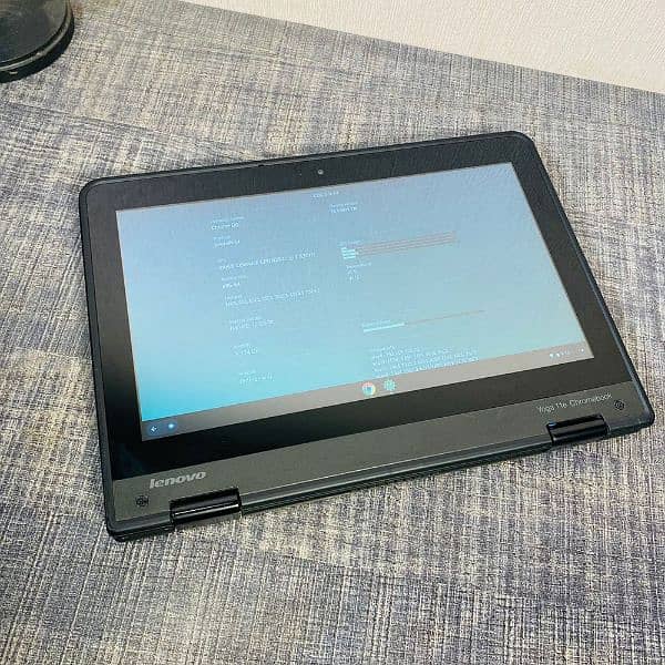 Lenovo Chromebook 11e with touch screen 360 rotation 3