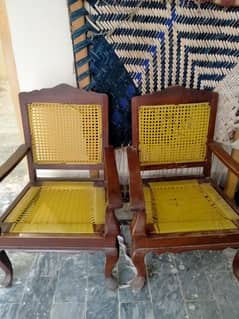 Pair of Wood Chairs in good condition