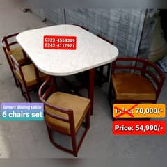 Dining table / Smart dining table / round table dining table / chair