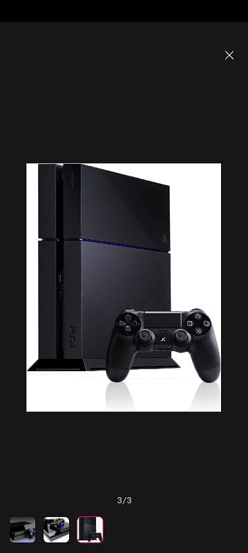 PS4 fat 500 GB 0