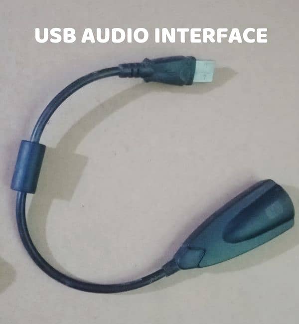 USB audio interface for laptop and pc 0