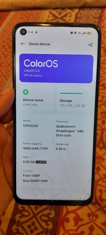 OPPO A96 (SCREEN CRACK ONLY) 6