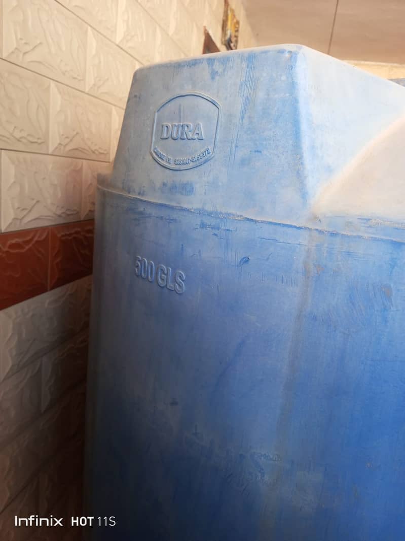 water Tank Dura 500 Gallon awan town Lahore 2