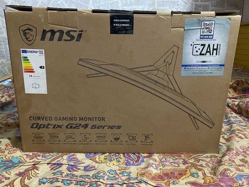 MSI G24C4 Gaming Monitor 144hz 4