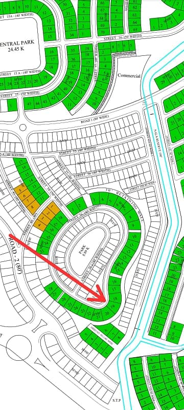 Sector B-3 One Kanal Plot Ready to Build Possession Available 1