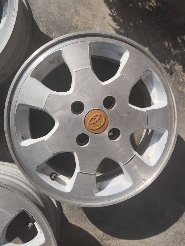 Japanese Alloy wheels 14" 3