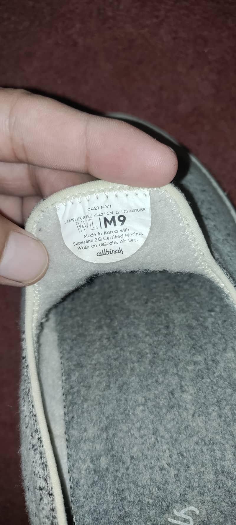 Allbirds orignal shoes in 10/10 condition 3