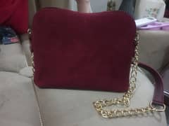 Maroon bag