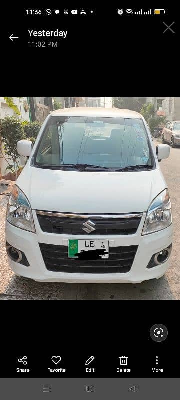 Suzuki Wagon R 2016 vxl 0