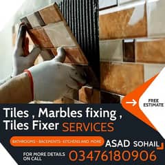 Tiles , Marbles fixing , Tiles Fixer /Granite Marbleٹائل اور ماربل فک