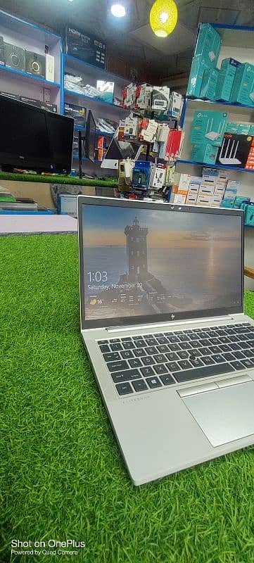 HP Elitebook core i7 10th gen with warranty 9