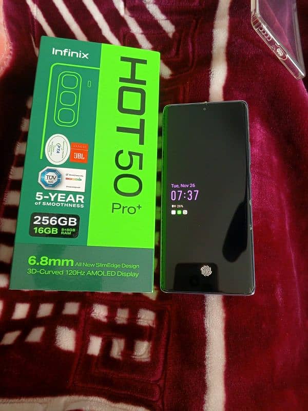 Infinix Hot 50 pro plus 8 256gb 25 de use 03460666256 7