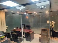 Furnished Office space for rent in GulBerg for Silent office (Call center + Software house + Marketing office and other setup as you want)