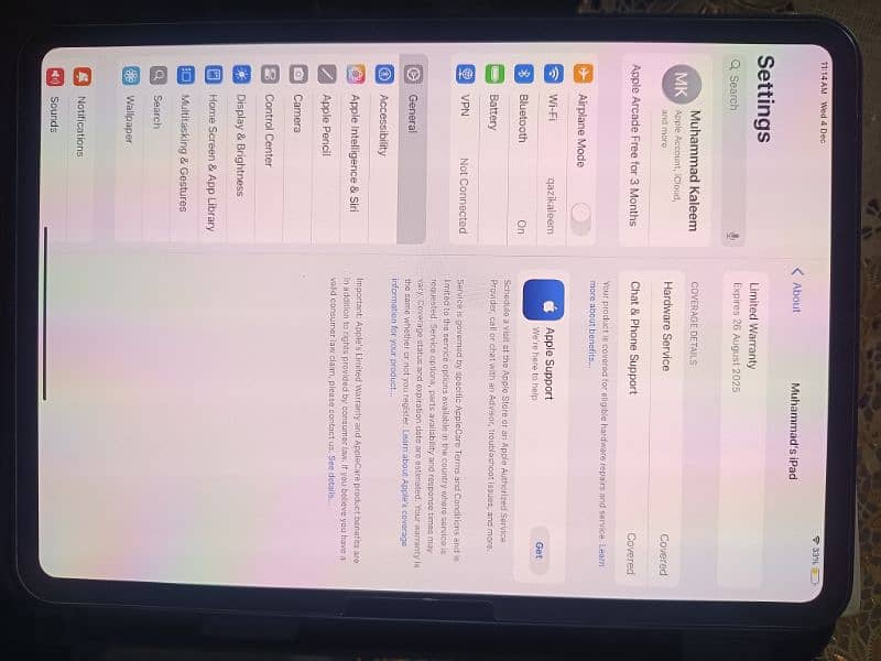 ipad pro 2024 m4 11inch 256gb wifi 1