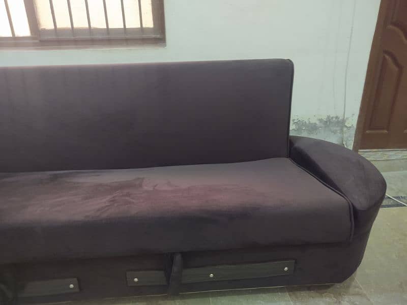 Brand New Sofa Cum Bed - Pepsi Brown Color for Sale 3