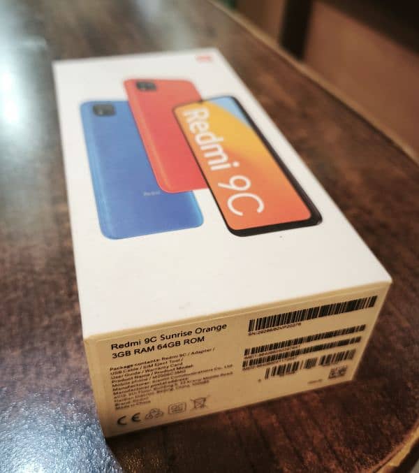 Redmi 9C 3gb+64gb with box 2